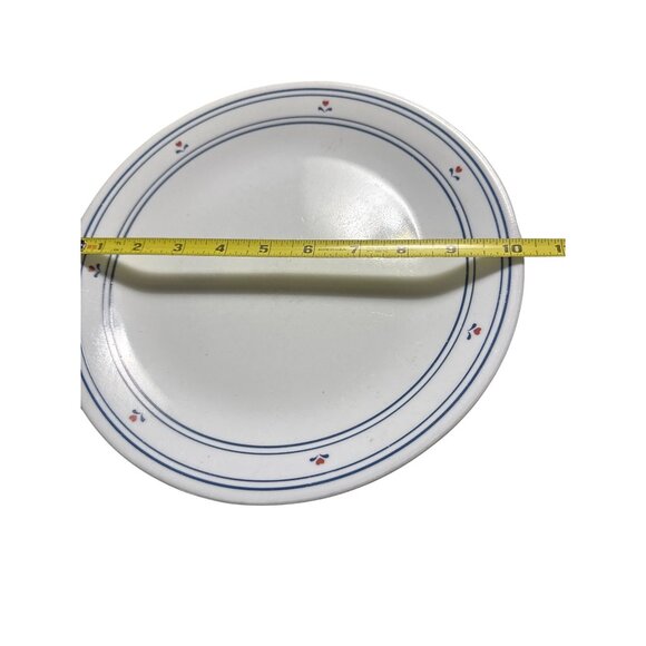 Corelle By Corning 10.25" Country Hearts Dinner Plate Microwavable Made In USA - Picture 5 of 5